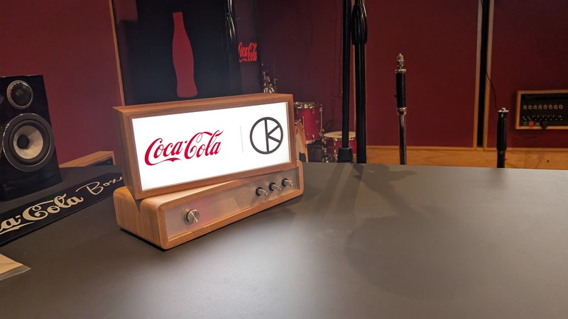 Illuminated branded lightbox