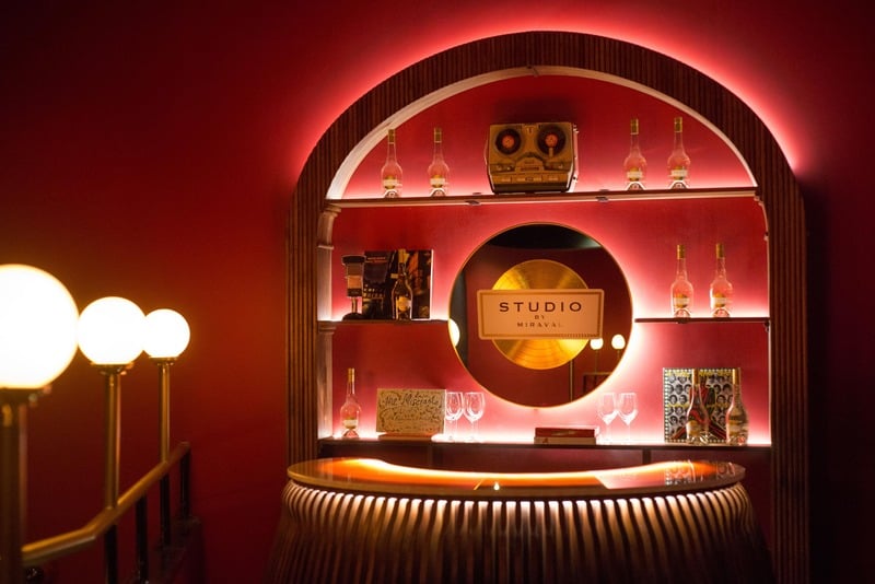 Studio Miraval bar interior